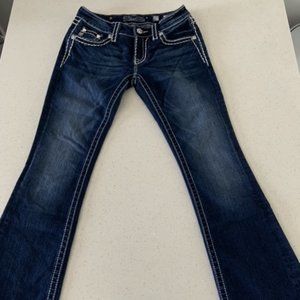 miss me low rise flared jeans (size 27)